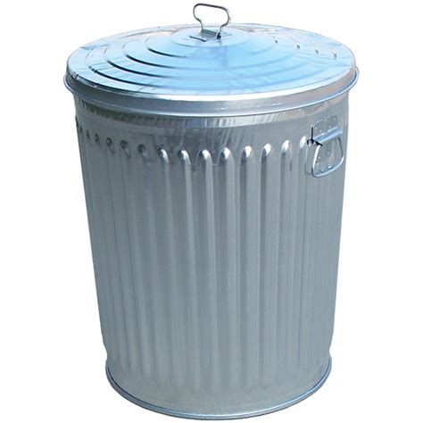 garbage metal box|50 gallon metal trash can.